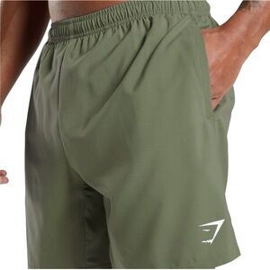 Gymshark Men's Olive Green Shorts